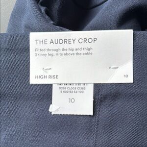 Ann Taylor Navy Audrey Crop Pants
